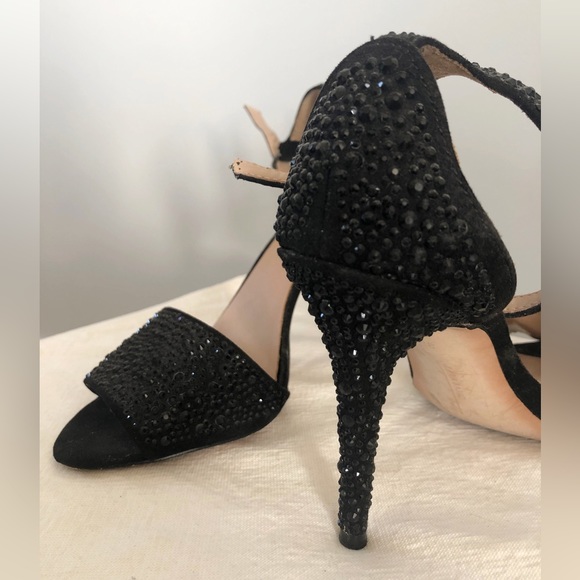 Zara black Crystal heels - Picture 5 of 8